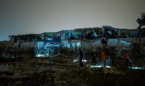 إصابة مصنع لإنتاج مسيّرات وسط إسرائيل إثر صاروخ إيراني