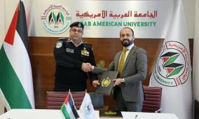 الدفاع المدني والجامعة العربية الأمريكية يوقعان اتفاقية تعاون لتعزيز السلامة العامة