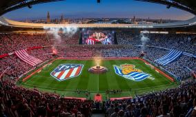 القنوات الناقلة لمباراة أتلتيكو مدريد وريال سوسيداد في نهائي كأس ملك إسبانيا 2026.. والناقل الوحيد مجاناً!