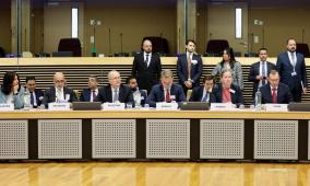 مصطفى في كلمته أمام اجتماع المانحين: الاستقرار الاقتصادي أولوية ويتطلب دعما ماليا عاجلا ومستداما