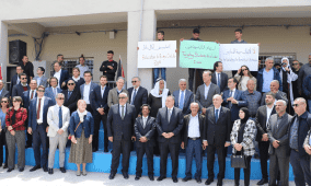 دبلوماسيون يشاركون في جولة دعم لطلبة مدرسة ذكور المغير في ظل اعتداءات الاحتلال