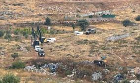 مستوطنون يقيمون بؤرة جديدة على أراضي ديراستيا شمال غرب سلفيت