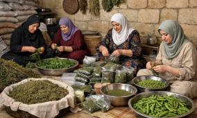 "بيت القرعيات".. مشروع نسوي في جنين يحوّل الزراعة إلى تصنيع غذائي