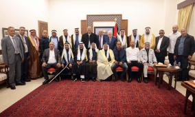 الرئيس عباس يستقبل وفد مشايخ ووجهاء بئر السبع