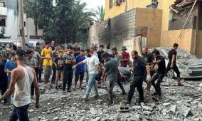 5 شهداء بقصف الاحتلال مجموعة مواطنين بمخيم المغازي