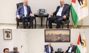 الشيخ يبحث آخر المستجدات السياسية مع ممثل روسيا لدى فلسطين