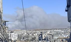 جيش الاحتلال يحرق عشرات المنازل والممتلكات شرق مخيم جباليا