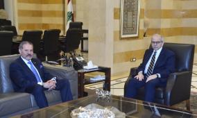 الرئيس سلام يستقبل الممثل الخاص للرئيس عباس، ياسر عباس بحضور السفير الأسعد