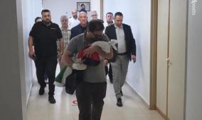 تشييع جثمان الشهيد الرضيع سام أبو هيكل في الخليل