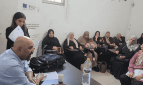 ورشة توعوية في حوارة حول الحق في التجمع السلمي وتأسيس الجمعيات بمشاركة 29 سيدة