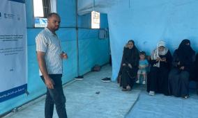 جمعية المرأة العاملة تنفذ جلسة توعوية حول التحديات الاقتصادية والاجتماعية التي تواجه النساء الشابات في دير البلح