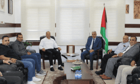 برهم يلتقي وفداً من جمعية قفين الخيرية لبحث مبادرة التعليم المساند
