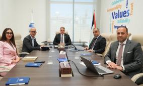 محافظ سلطة النقد يترأس اجتماع مجلس إدارة الشركة الفلسطينية لخدمات الدفع