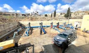 مصلحة مياه القدس تعلن استئناف ضخ المياه تدريجيا إلى محطة رام الله