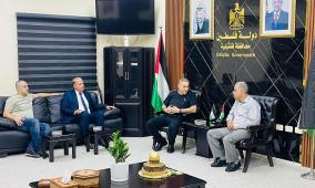 قلقيلية: المحافظ يلتقي مستشار التخطيط لدى الهيئات المحلية في الداخل الفلسطيني