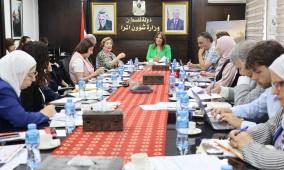 وزارة شؤون المرأة وسكرتاريا تنسيق المساعدات (LACS) يعقدان لقاءً لاستعراض البرامج والمشاريع الدولية ولتنسيق التدخلات المستقبلية