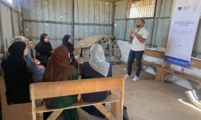 جمعية المرأة العاملة تنظم ورشة بعنوان “المرأة كقوة فاعلة في المجتمع” لتعزيز دور عضوات مجلس الظل" في دير البلح