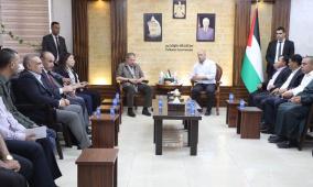 محافظة طولكرم تستقبل عضو اللجنة المركزية لحركة "فتح" ياسر عباس