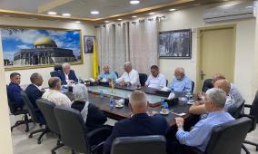 العالول يلتقي رؤساء الهيئات المحلية في شمال غرب القدس 