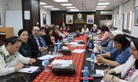 ​​​​​​​وزيرة شؤون المرأة تتراس اجتماع اللجنة الوطنية لمناهضة العنف لمراجعة التقدم المحرز وتطوير منظومة الحماية والوقاية