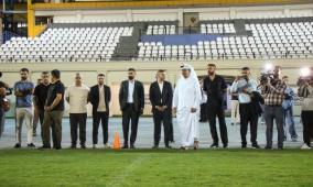 وفد اتحاد كأس الخليج العربي يطلع على جاهزية ملعب نادي دهوك العراقي