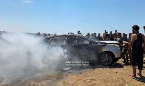 شهيدان وجرحى في غارة استهدفت مركبة بمنطقة الزهراء
