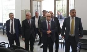 رئيس مجلس القضاء الأعلى ورئيس سلطة الأراضي يتفقدان مقر محكمة تسوية رام الله والبيرة الجديد