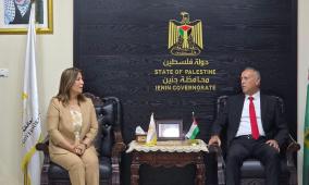 الخليلي وأبو الرب يبحثان واقع النساء في محافظة جنين وسبل تعزيز التمكين الاقتصادي