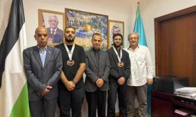السفير أبوزيد يستقبل لاعبي منتخب الجيو جيتسو بعد تألقهم في بطولة آسيا