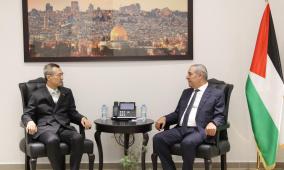 الشيخ يستقبل مدير مكتب جمهورية الصين الشعبية لدى دولة فلسطين
