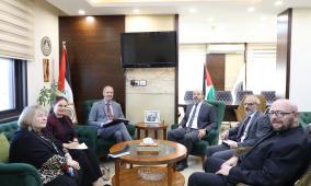النائب العام ورئيس بعثة الاتحاد الأوروبي يؤكدان مواصلة الشراكة لدعم العدالة
