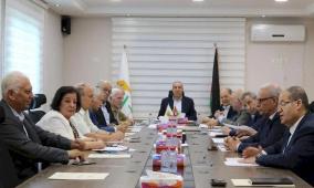 التنفيذية" تبحث الأوضاع في الأراضي الفلسطينية وترحب باتفاق غزة