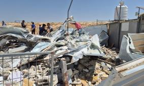"التربية": هدم الاحتلال جزء من مدرسة شعب البطم في يطا جريمة جديدة بحق التعليم الفلسطيني