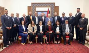 الرئيس عباس يستقبل مجلس بلدية رام الله