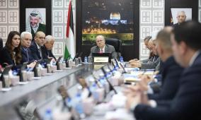 قرارات مجلس الوزراء الفلسطيني في جلسته الأسبوعية اليوم