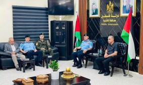قلقيلية: المحافظ يستقبل مدير عام الشرطة
