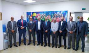 بنك القدس يزور جامعة القدس مباركاً برئاستها الجديدة