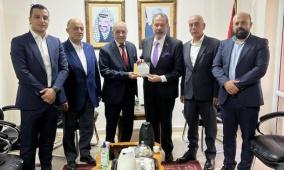 جمعية مدققي الحسابات القانونيين الفلسطينيه تلتقي الأخ ياسر عباس «أبو عمار» عضو اللجنة المركزية لحركة فتح