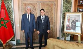 وداع سفير فلسطين لدى المغرب بمناسبة انتهاء مهامه الدبلوماسية