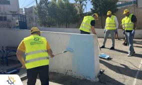 استعداداً لاستقبال العام الدراسي ..  الجديد البنك الإسلامي الفلسطيني ينفذ أنشطة تطوعية في عدة مدارس