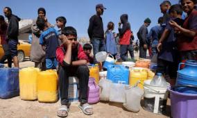 خاص | أزمة المياه تتفاقم في غزة.. شربة الماء تحولت إلى حلم للنازحين
