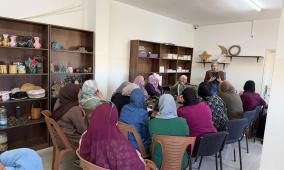 جمعية المرأة العاملة تنفذ لقاءً توعوياً حول الأفكار السلبية وآليات التعامل معها في نحالين