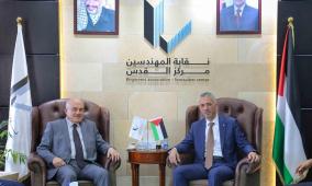 نقابة المهندسين تستقبل وزير الحكم المحلي وتبحث عدداً من الملفات المشتركة
