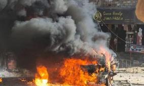 شهيدان ومصابون جراء استهداف الاحتلال مركبة في مدينة غزة