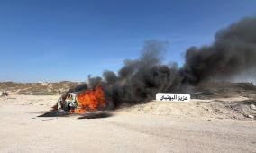 غزة: شهيد وإصابات إثر قصف الاحتلال مركبة في منطقة البيدر