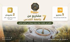 سبعة مشاريع من جامعة القدس تتأهل إلى نهائيات جوائز دولية مرموقة في التعليم العالي
