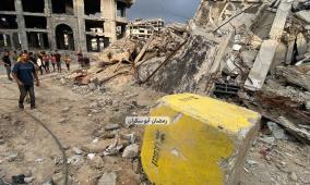 غزة: قصف ونسف وإطلاق نار وإصابة نازحين بنيران الاحتلال