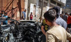 شهيد ومصابون بقصف للاحتلال غرب مخيم جباليا شمال قطاع غزة
