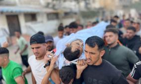 شهيد وإصابات في قصف مسيّرة للاحتلال شمال خان يونس