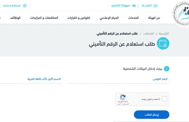 خدمة الاستعلام عن الرقم التأميني بالرقم القومي والاسم في مصر